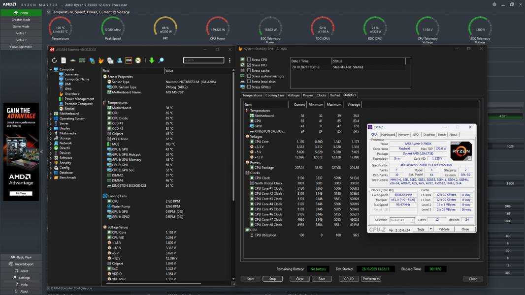 MSI B850M GAMING PLUS WIFI6E-5