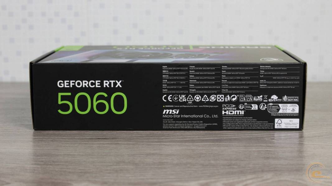 MSI GeForce RTX 5060 8G GAMING OC-1