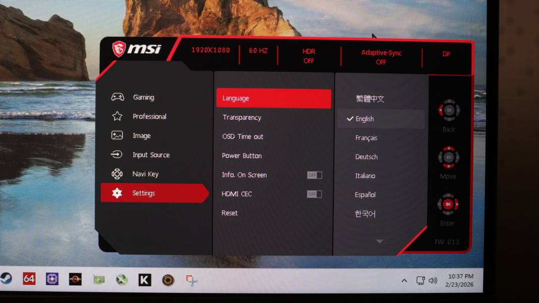MSI MAG 244F-7