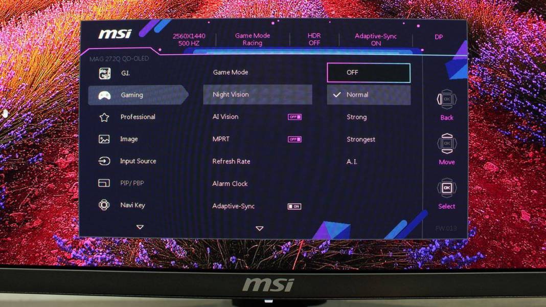 MSI MAG 274QP QD-OLED X50-7