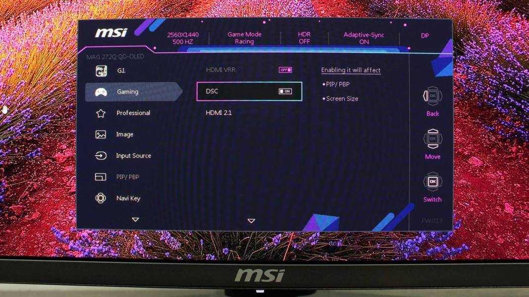 MSI MAG 274QP QD-OLED X50-7