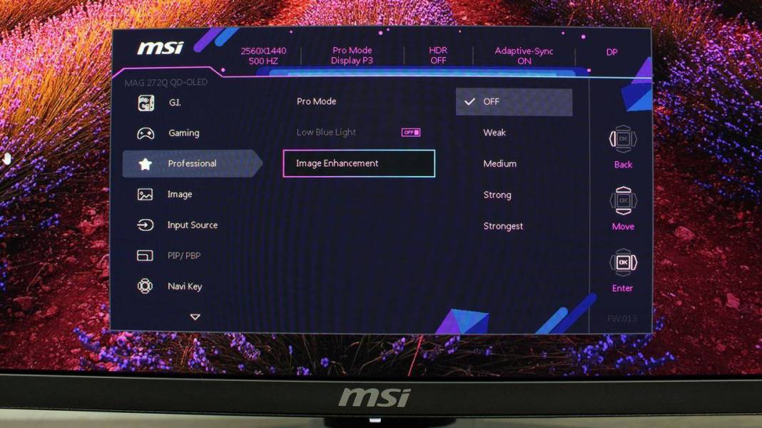 MSI MAG 274QP QD-OLED X50-7