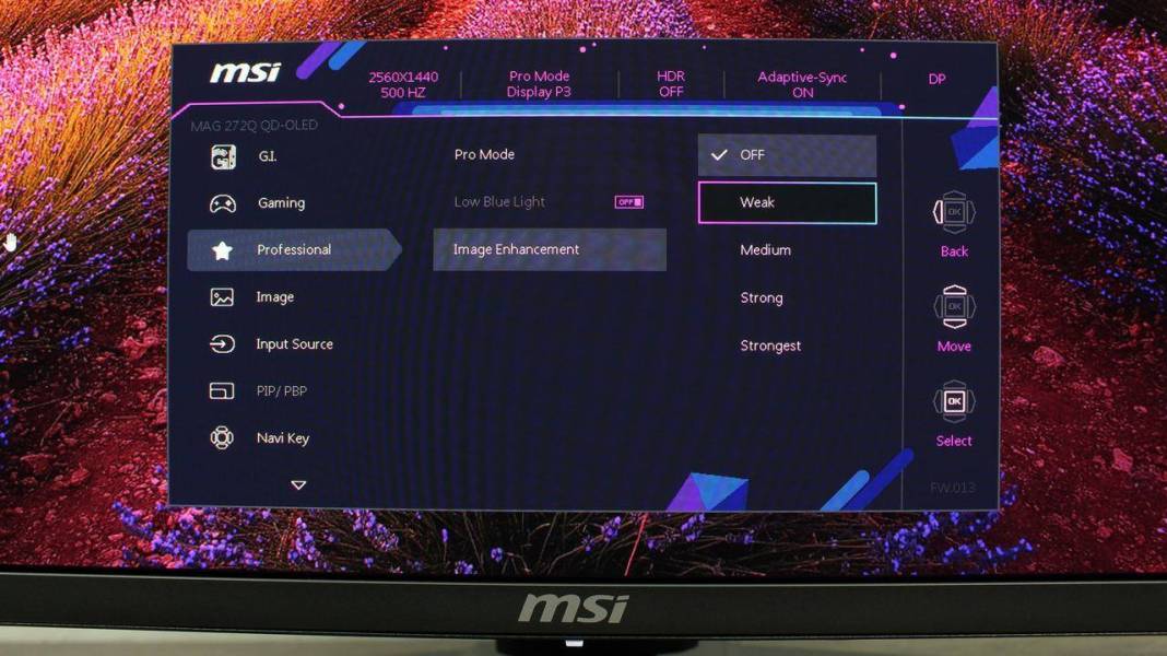 MSI MAG 274QP QD-OLED X50-7