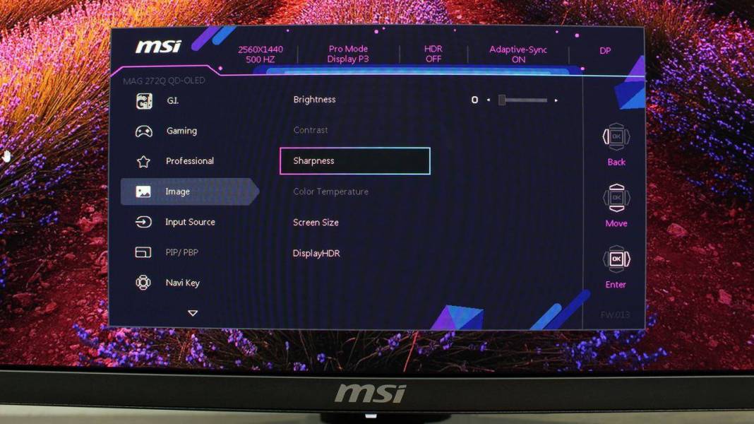 MSI MAG 274QP QD-OLED X50-7
