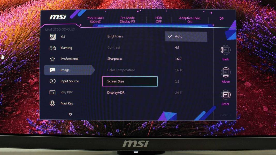 MSI MAG 274QP QD-OLED X50-7