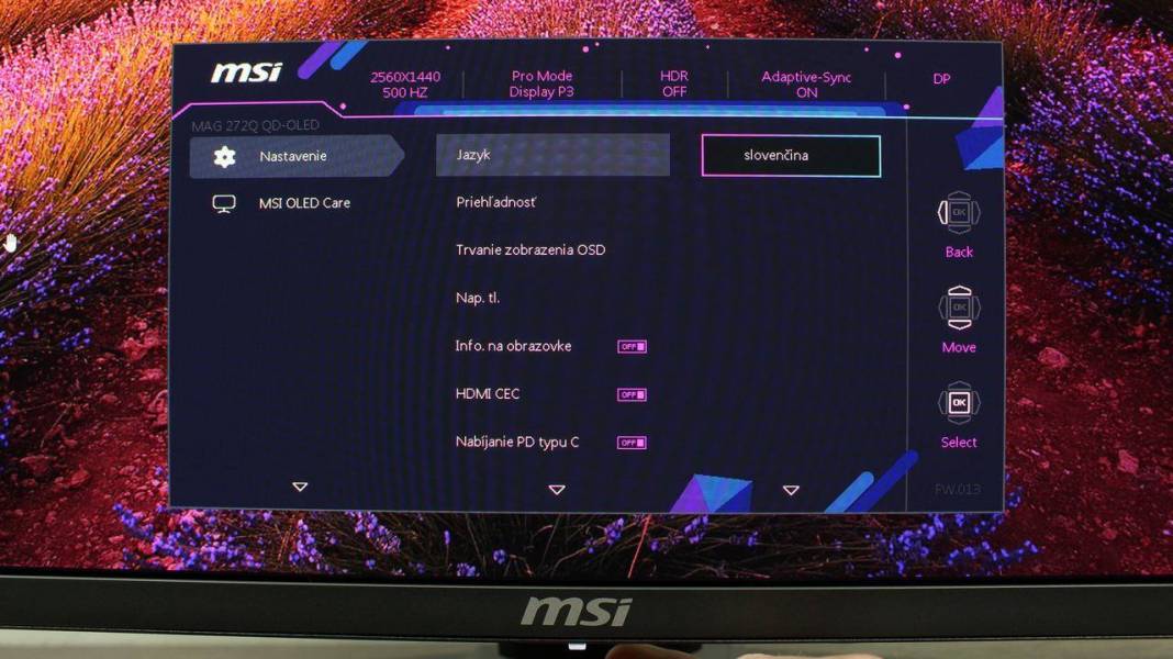 MSI MAG 274QP QD-OLED X50-7