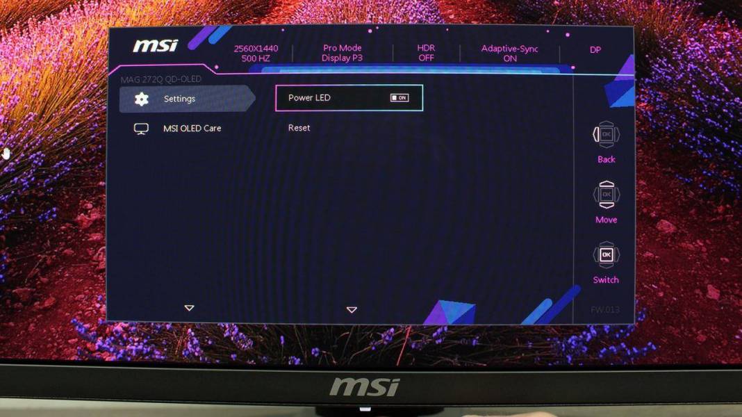 MSI MAG 274QP QD-OLED X50-7