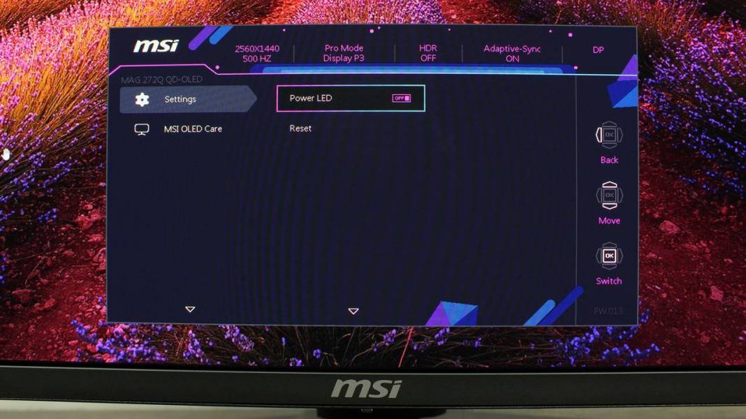 MSI MAG 274QP QD-OLED X50-7