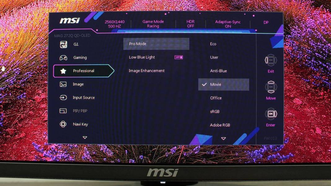 MSI MAG 274QP QD-OLED X50-9