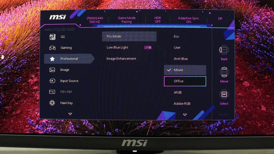 MSI MAG 274QP QD-OLED X50-9