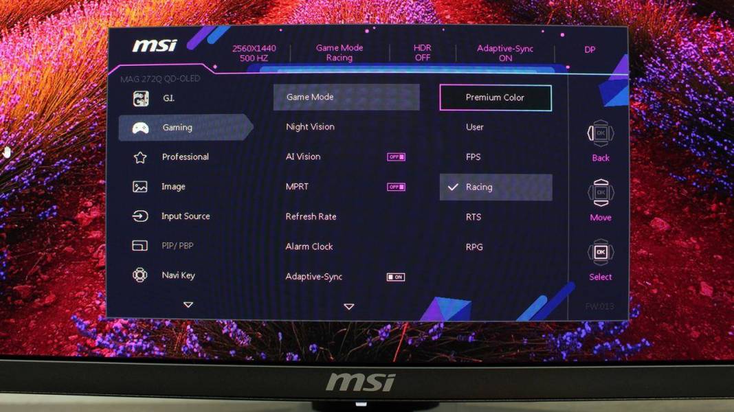 MSI MAG 274QP QD-OLED X50-9
