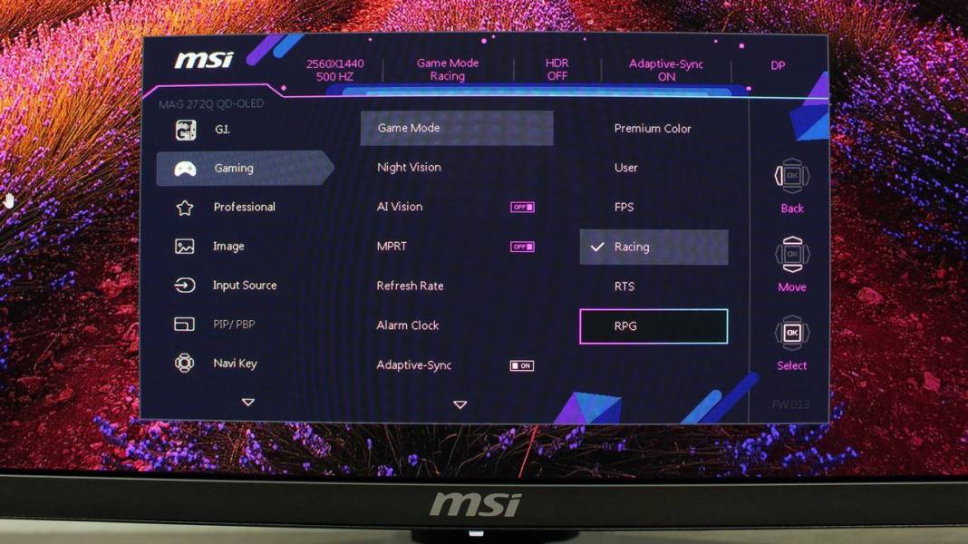 MSI MAG 274QP QD-OLED X50-9