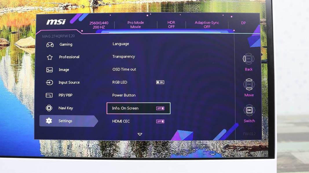 MSI MAG 274QRFW E20-7