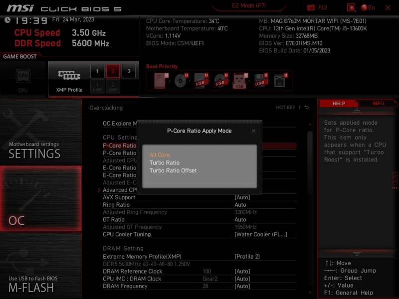 MSI MAG B760M MORTAR WIFI3