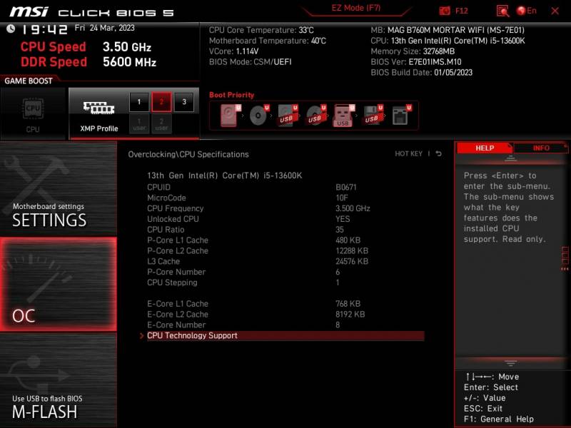 MSI MAG B760M MORTAR WIFI3