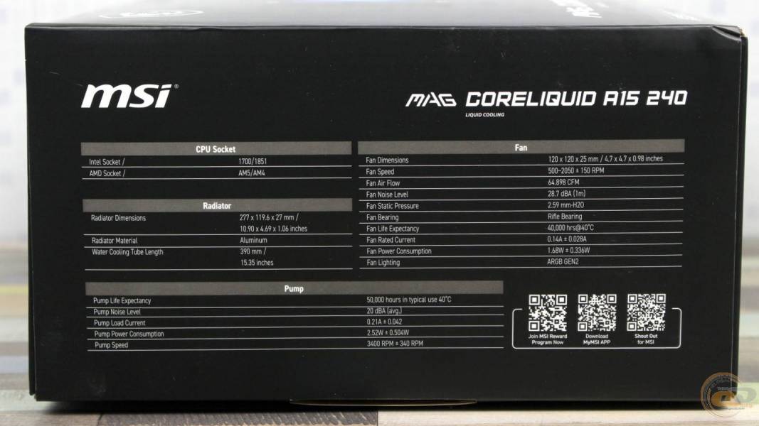 MSI MAG CORELIQUID A15 240-1