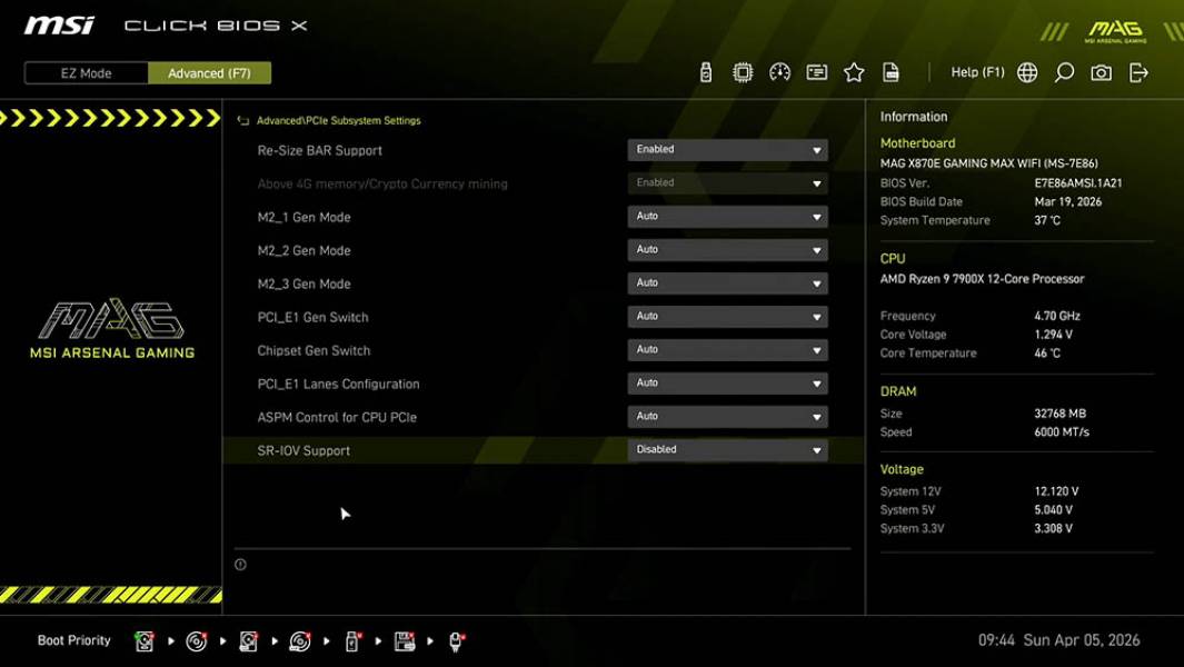 MSI MAG X870E GAMING MAX WIFI-3