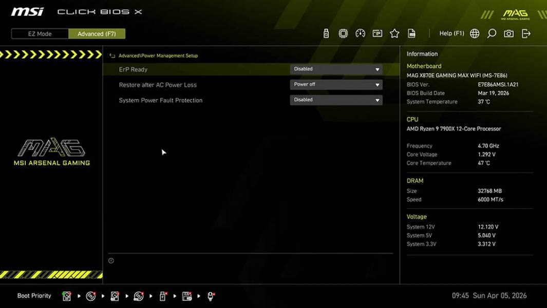 MSI MAG X870E GAMING MAX WIFI-3