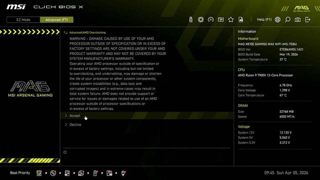 MSI MAG X870E GAMING MAX WIFI-3