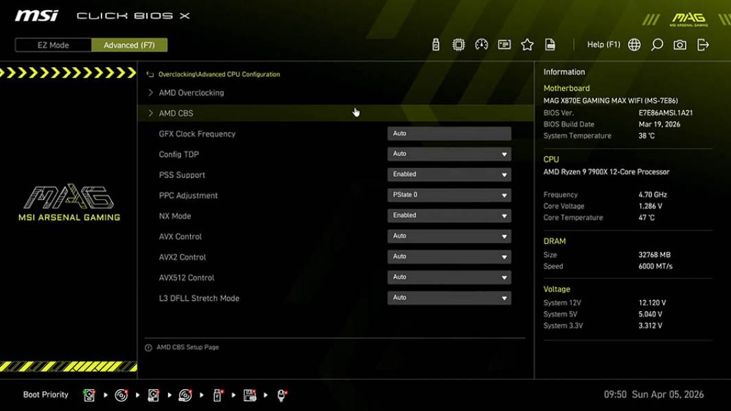 MSI MAG X870E GAMING MAX WIFI-3