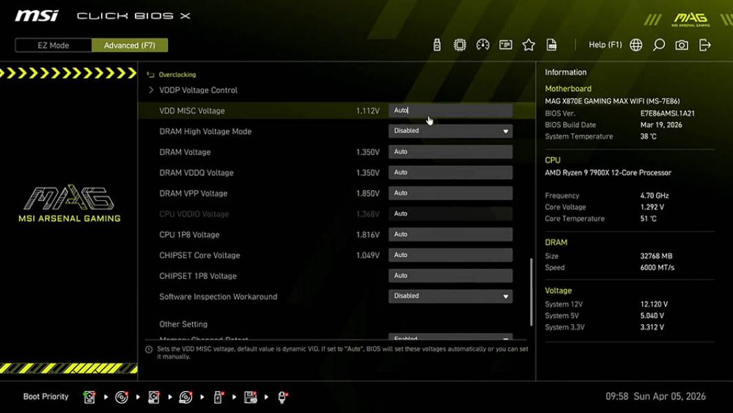 MSI MAG X870E GAMING MAX WIFI-3
