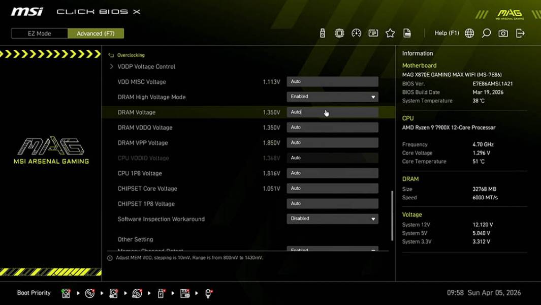 MSI MAG X870E GAMING MAX WIFI-3
