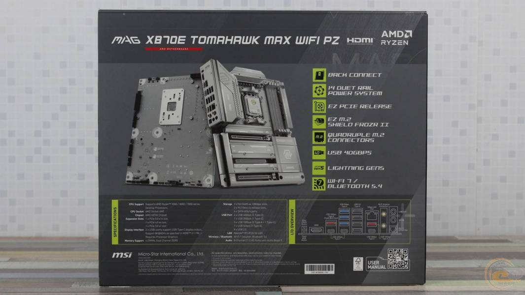 MSI MAG X870E TOMAHAWK MAX WIFI PZ-1