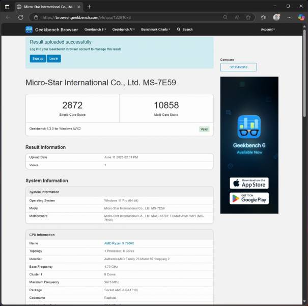 MSI MAG X870E TOMAHAWK WIFI-5