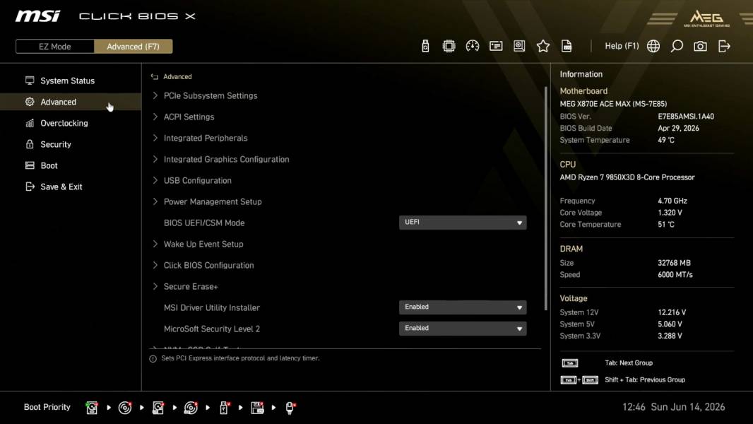 MSI MEG X870E ACE MAX-5