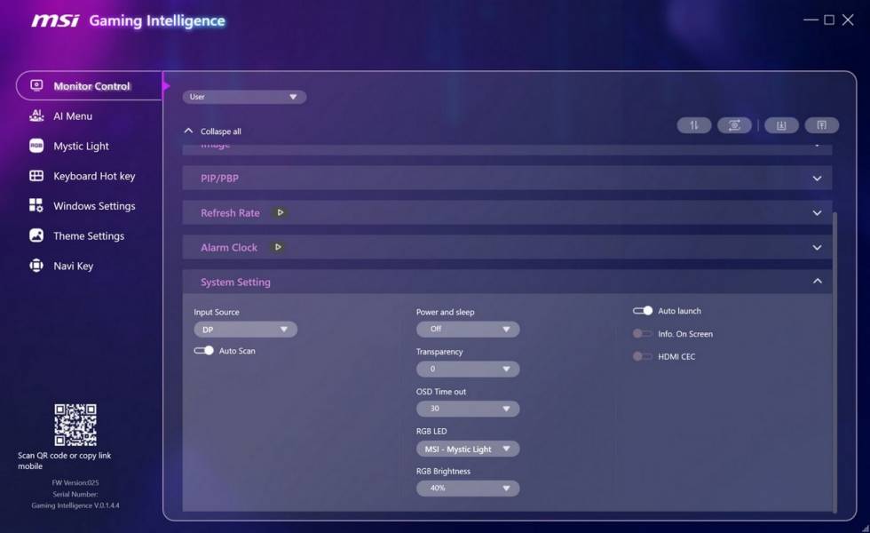 MSI MPG 274URDFW E16M-8