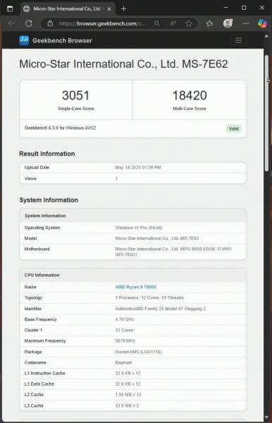 MSI MPG B850 EDGE TI WIFI-6