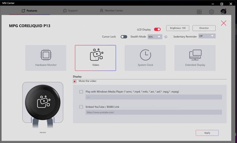 MSI MPG CORELIQUID P13 360-2