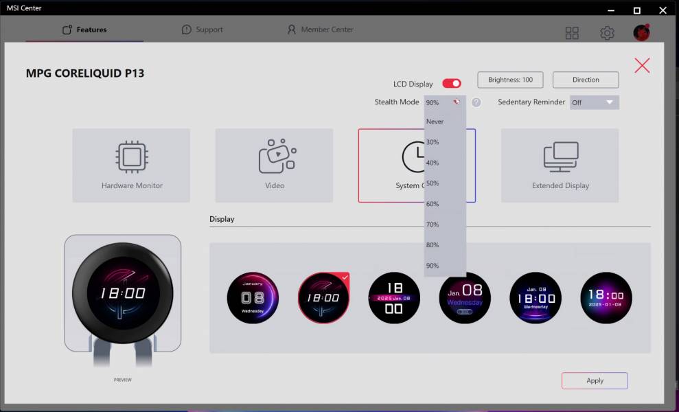 MSI MPG CORELIQUID P13 360-2