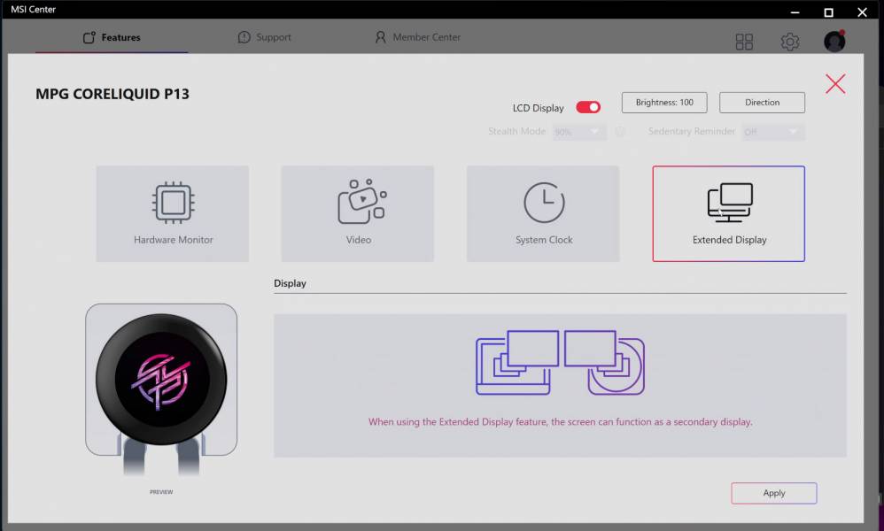 MSI MPG CORELIQUID P13 360-2