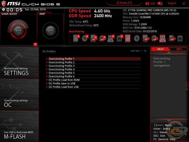 MSI Z170A GAMING PRO CARBON