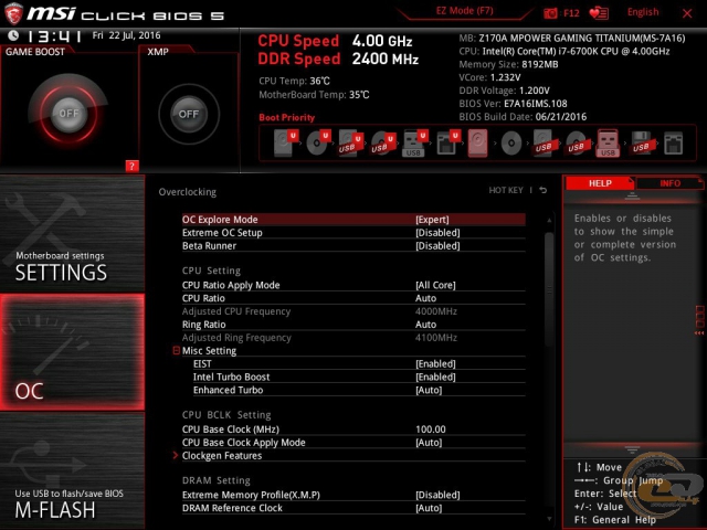 MSI Z170A MPOWER GAMING TITANIUM