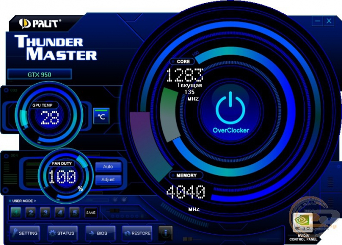 Palit GeForce GTX 950 StormX Dual