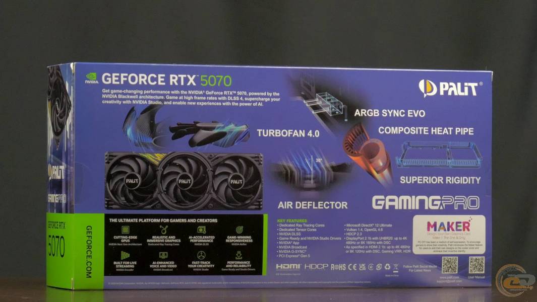 Palit GeForce RTX 5070 GamingPro OC-1