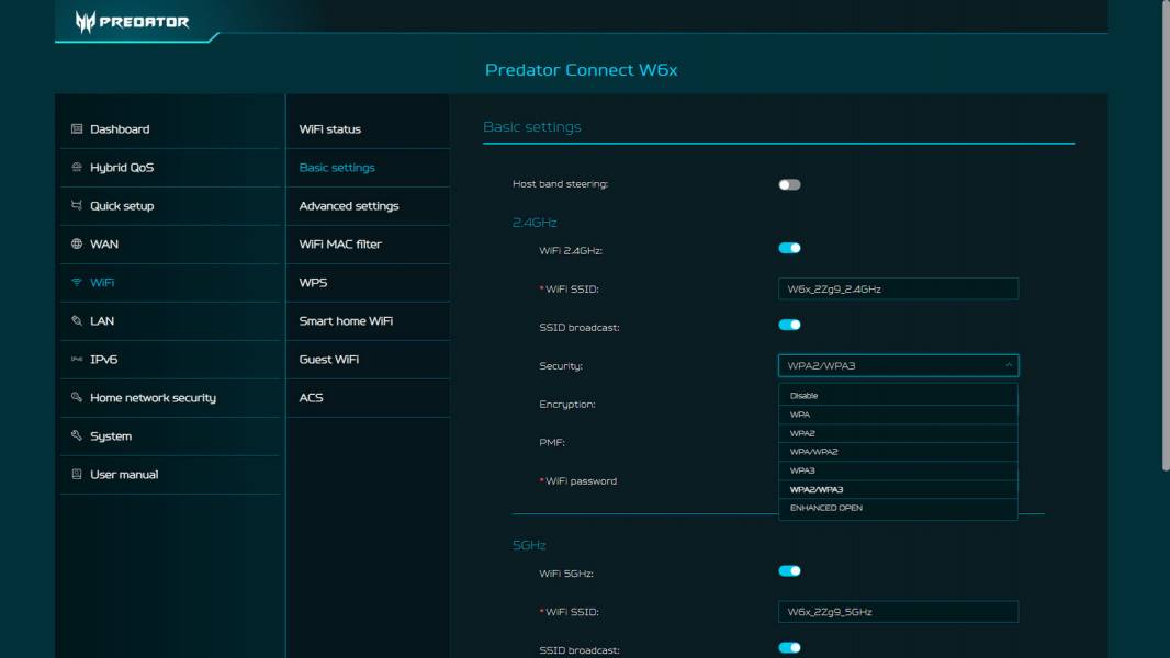 Predator Connect W6x-4