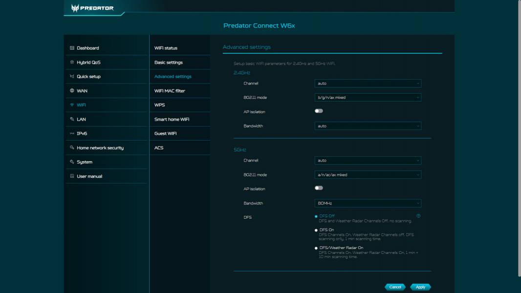 Predator Connect W6x-4