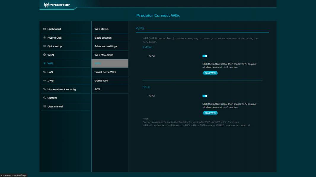 Predator Connect W6x-4