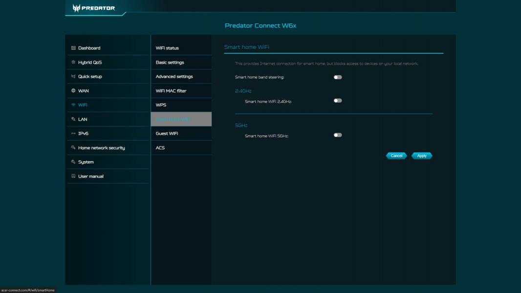 Predator Connect W6x-4