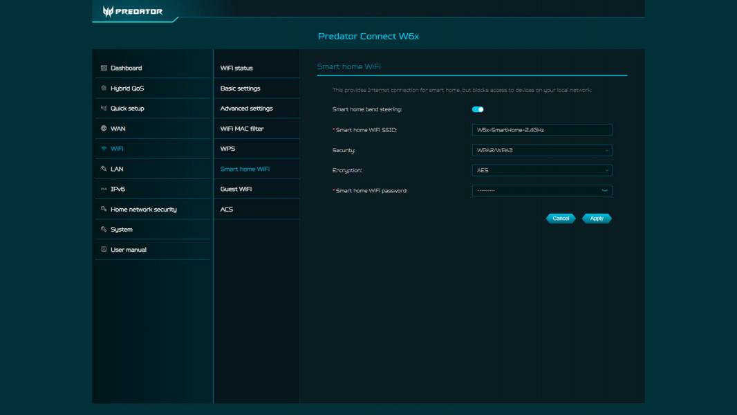 Predator Connect W6x-4