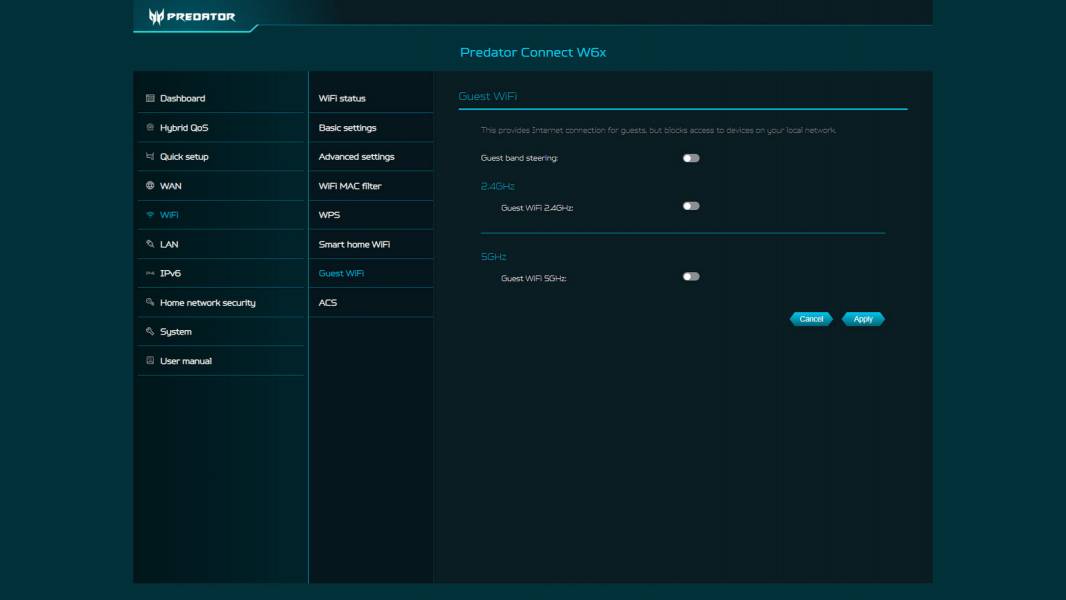 Predator Connect W6x-4