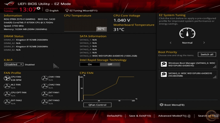 ROG STRIX Z370-E GAMING