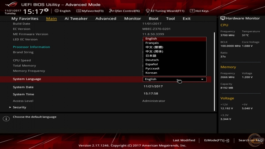 ROG STRIX Z370-G GAMING (Wi-Fi AC)