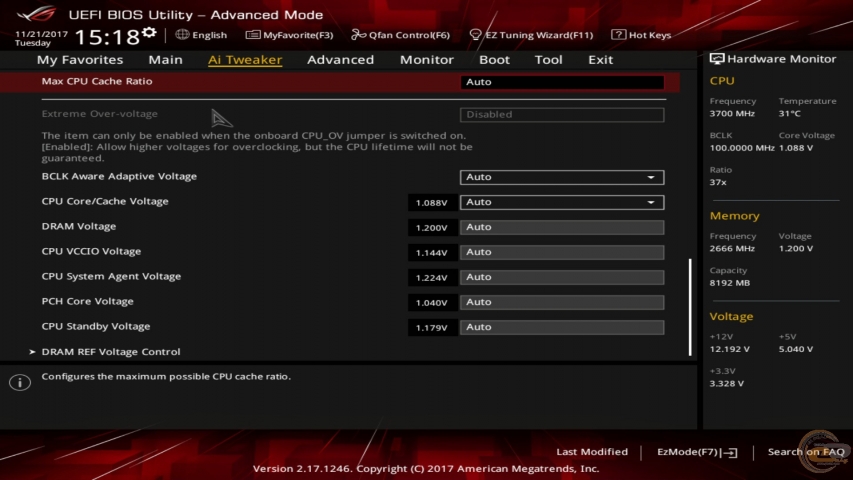 ROG STRIX Z370-G GAMING (Wi-Fi AC)