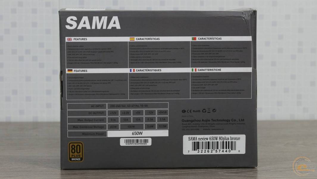 SAMA Neview 650W 80PLUS BRONZE-1