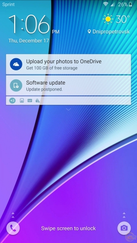 Samsung Galaxy Note5 os
