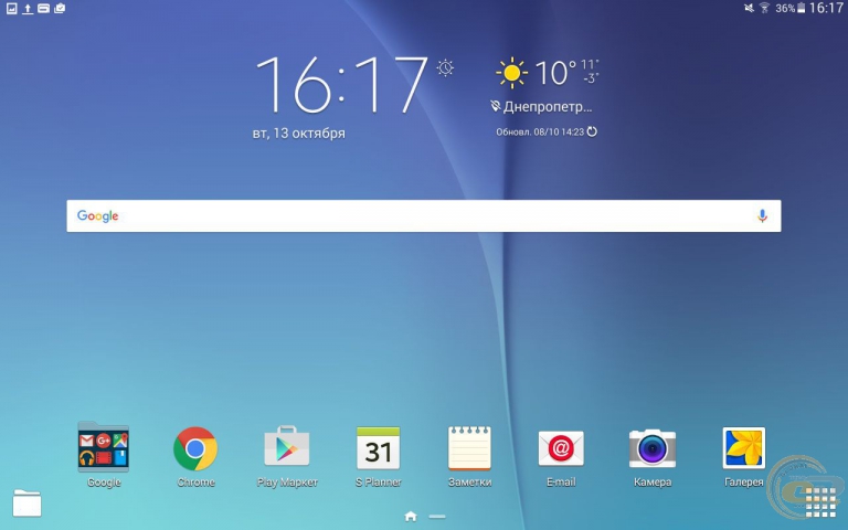 Samsung Galaxy Tab E os